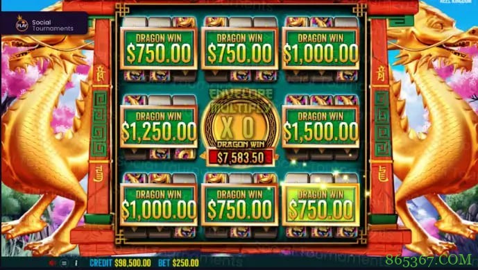 8金龙挑战：大发娱乐全新上线的东方金龙主题老虎机新作