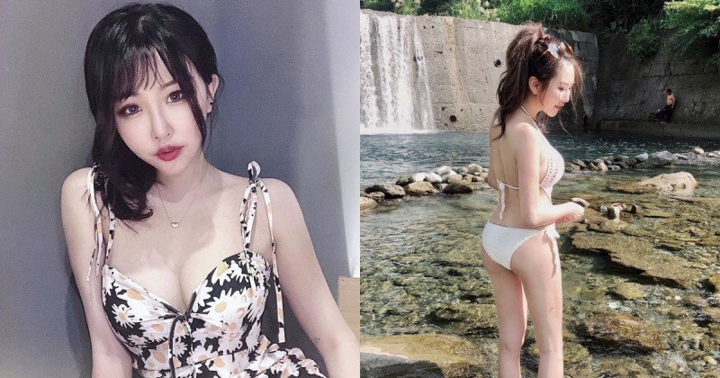 花蓮水源地捕捉「比基尼正妹」，渾圓蜜桃連朋友也稱讚：迷人的屁股蛋！