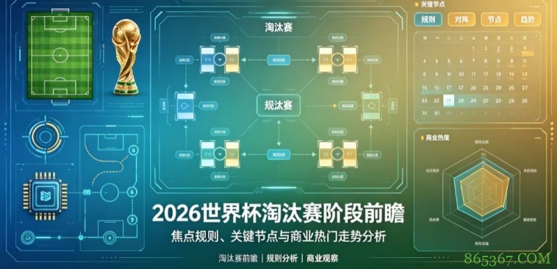 2026世界杯淘汰赛阶段前瞻：焦点规则、关键节点与商业热门走势分析