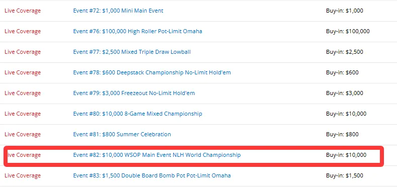 【EV扑克】WSOP主赛A组中国军团强势出击!徐强王阳码量超200bb剑指冠军!
