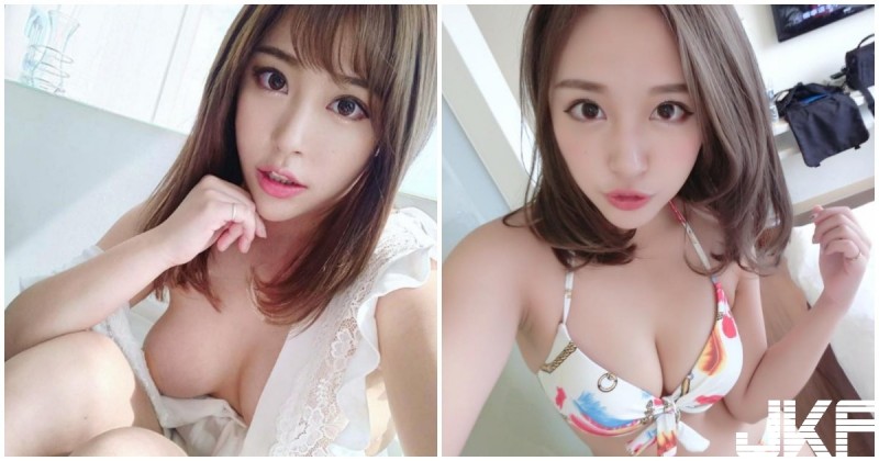 衣服沒穿好「美乳掉出」！正妹「邪惡大奶」被看光，當她男友太幸福！